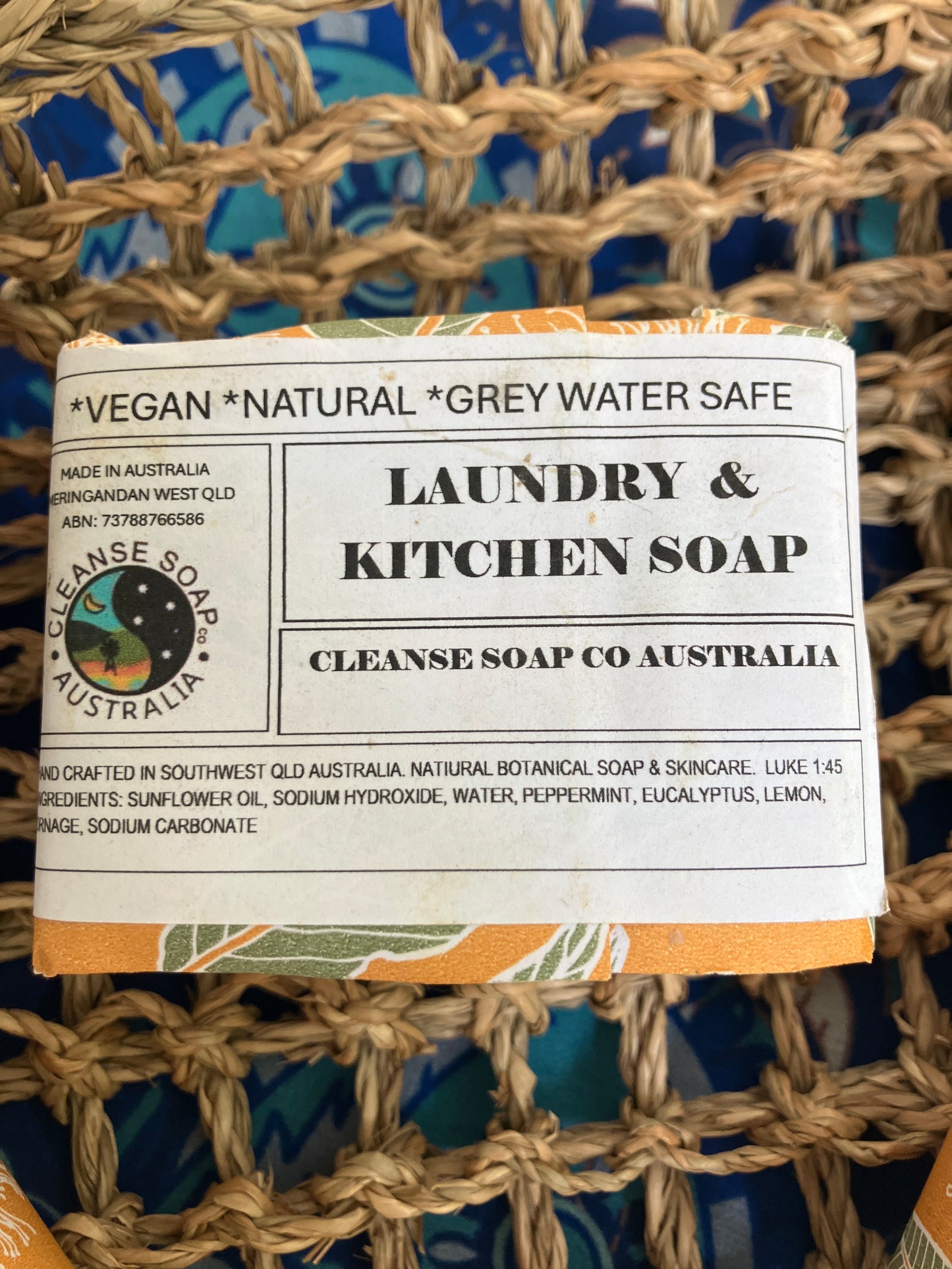 LAUNDRY & KITCHEN SOAP BAR BLOCK : 300G