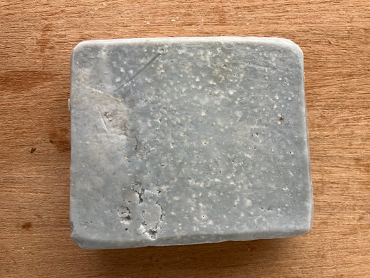 ACTIVATED CHARCOAL SOAP BAR: PEPPERMINT, ROSEMARY, EUCALYPTUS, LAVENDER 120G